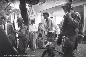 Burt Glinn的“Little Rock，Arkansas，1957”